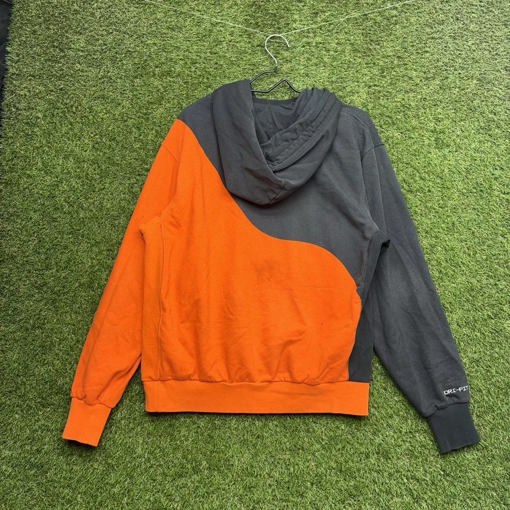 WNBA Hoodie Mens Medium Black Orange Basketball Nike Dri Fit Standard Issue